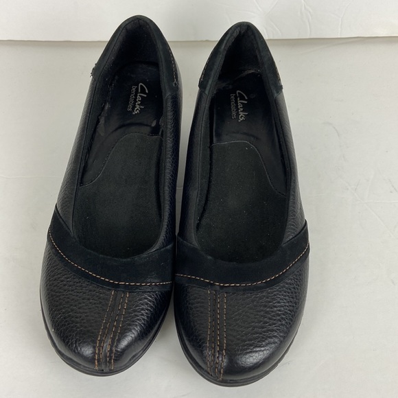 Clarks Bendables Slip On Shoes, Black Size 8 - Picture 10 of 10